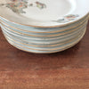 Lot de 8 assiettes plates vintage ULIM Limoges France décor pavots par Hello Broc brocante en ligne