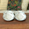 Lot de 4 assiettes creuses en porcelaine de Limoges A. Lanternier décor fleurs, vert et bleu par Hello Broc brocante en ligne