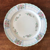 Lot de 6 assiettes plates en porcelaine de Limoges Lanternier décor bleu et fleuri par Hello Broc brocante en ligne