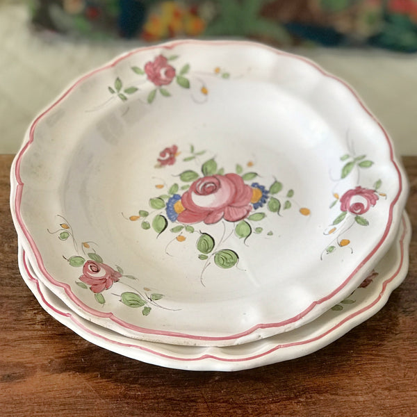 Meissen - 3 assiettes de feuilles de vigne vertes Meissen - 3 assiettes de feuilles de vigne vertes