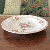 Ensemble coordonné assiette plate et assiette creuse en céramique décor vintage fleurs peint à la main diamètre de 24 cm par Hello Broc brocante en ligne