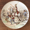 Lot de 6 assiettes anciennes de collection en faïence polychrome Creil & Montereau Nos Gloires Militaires fin du 19ème siècle diamètre de 20 cm par Hello Broc brocante en ligne 