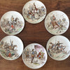 Lot de 6 assiettes anciennes de collection Terre de Fer  polychrome Creil & Montereau Nos Gloires Militaires fin du 19ème siècle diamètre de 20 cm par Hello Broc brocante en ligne 