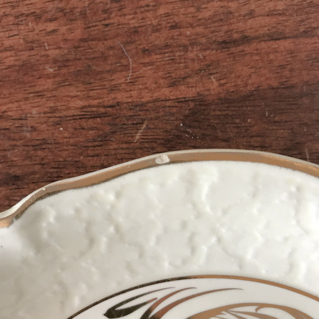 Ensemble de 6 assiettes à dessert en céramique de Céranord France décor bouquet fleurs par Hello Broc brocante en ligne