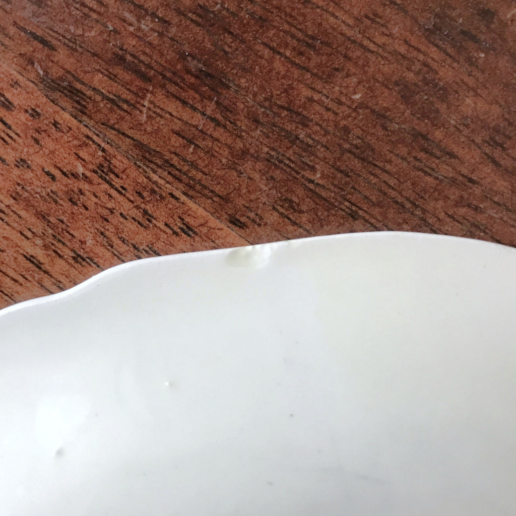 Ensemble de 6 assiettes à dessert en céramique de Céranord France décor bouquet fleurs par Hello Broc brocante en ligne