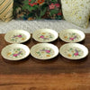 Ensemble de 6 assiettes à dessert en céramique de Céranord France décor bouquet fleurs par Hello Broc brocante en ligne