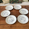 Ensemble de 6 assiettes à dessert Royal Tognana Porcellana d'Italia par Hello Broc brocante en ligne