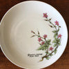 Lot de 4 assiettes à dessert ou à fromage en porcelaine Winterling décor Géranium Sauvage par Mobil - Hello Broc brocante en ligne