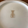 Lot de 6 assiettes à dessert blanches avec liserés dorés en porcelaine du Berry diamètre de 18 cm par Hello Broc brocante en ligne 
