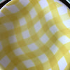 Ensemble de 4 petites assiettes à thé ou à dessert vintage années 60 de Salins France décor Croisette jaune ou vert par Hello Broc brocante en ligne