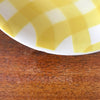 Ensemble de 4 petites assiettes à thé ou à dessert vintage années 60 de Salins France décor Croisette jaune ou vert par Hello Broc brocante en ligne