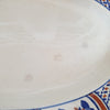 Plat ovale ancien en faïence de Lunéville décor Rouennais par Hello Broc brocante en ligne