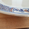 Plat ovale ancien en faïence de Lunéville décor Rouennais par Hello Broc brocante en ligne