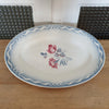 Plat de service et de présentation vintage ovale en faïence décor Juliette de Digoin Sarreguemines par Hello Broc brocante en ligne