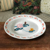 Très grand plat de service vintage de forme ovale en métal émaillé de marque Bon Voyage par Hello Broc brocante en ligne 