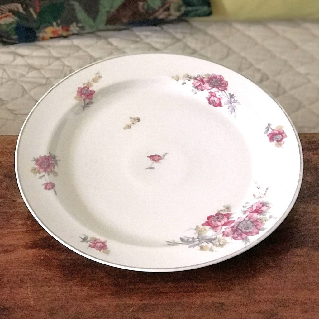 Plat de service en porcelaine de Limoges W. G. & Co pour Guérin & Co Circa 1910 1920 diamètre 31 cm par Hello Broc brocante en ligne