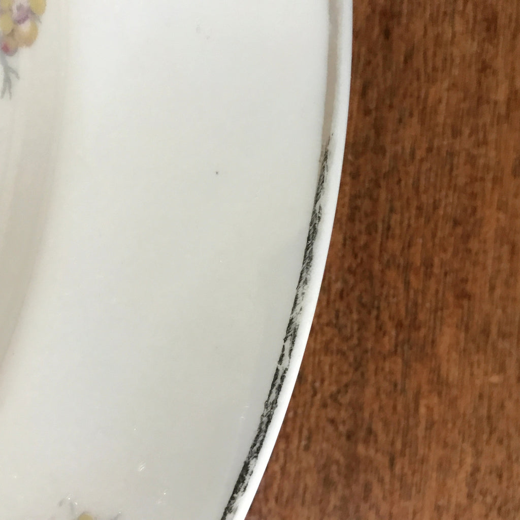 Plat de service en porcelaine de Limoges W. G. & Co pour Guérin & Co Circa 1910 1920 diamètre 31 cm par Hello Broc brocante en ligne