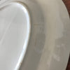 Plat de service ovale en faïence blanche et jaune Orchies Moulin des Loups France par Hello Broc brocante en ligne
