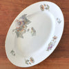 Grand plat de service ovale en porcelaine ULIM Limoges France à décor pavots longueur 40 cm par Hello Broc brocante en ligne