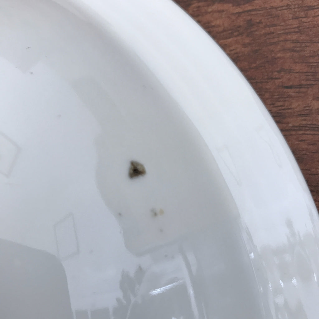 Plat rond et creux en porcelaine de Limoges décor pavots diamètre de 29 cm par Hello Broc brocante en ligne