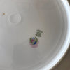 Plat de service rond en porcelaine de Limoges Lanternier décor fleurs et bleu diamètre de 33 cm par Hello Broc brocante en ligne