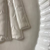 Grand plat à asperges en céramique blanche longueur 43 cm par Hello Broc brocante en ligne