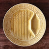 Lot de 6 assiettes à asperges jaune moutarde de Sarreguemines par Hello Broc brocante en ligne
