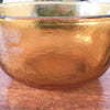 Saladier vintage en verre ambré Codec années 70 par Hello Broc brocante en ligne
