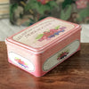 Boîte en métal Les Infusions Fruitées Didier Rocher dimensions 19,5 cm x 13 cm par Hello Broc brocante en ligne