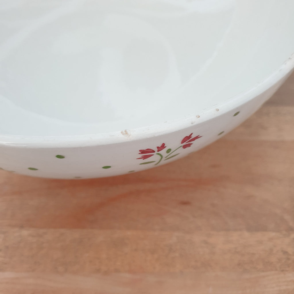 Soupière vintage de Keller & Guérin Lunéville décor Monique par Hello Broc brocante en ligne