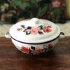 Petite soupière en tôle émaillée Bumper Harvest 16 cm par Hello Broc brocante en ligne