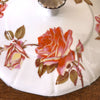 Grande soupière ancienne de forme Art Déco décor Roses en porcelaine de Sologne Lamotte Beuvron par Hello Broc brocante en ligne