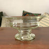 Coupe à fruits vintage sur piédouche en verre moulé par Hello Broc brocante en ligne