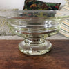 Coupe à fruits vintage sur piédouche en verre moulé par Hello Broc brocante en ligne