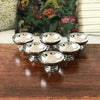 Lot de 6 coupes à fruits ou à glace vintage années 70 en inox Remy Letang par Hello Broc brocante en ligne