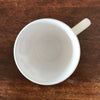 Mug / tasse vintage Arcopal Mobil années 70 décor orange et marron