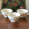 Lot de 3 bols Arcopal torse motif Diana verre opalin blanc vintage années 80 par Hello Broc brocante en ligne