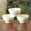 Lot de 3 bols Arcopal torse motif Diana verre opalin blanc vintage années 80 par Hello Broc brocante en ligne