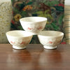 Lot de 3 bols Arcopal torse motif Diana verre opalin blanc vintage années 80 par Hello Broc brocante en ligne