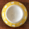 Ensemble de 2 bols en céramique jaune pois blancs et quadrillé gris et jaune par Hello Broc brocante en ligne