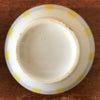 Ensemble de 2 bols en céramique jaune pois blancs et quadrillé gris et jaune par Hello Broc brocante en ligne