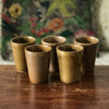 Lot de 5 tasses vintage en grès vernissé Digoin contenance de 11 cl par Hello Broc brocante en ligne