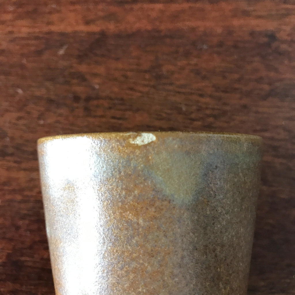 Lot de 5 tasses vintage en grès vernissé Digoin contenance de 11 cl par Hello Broc brocante en ligne