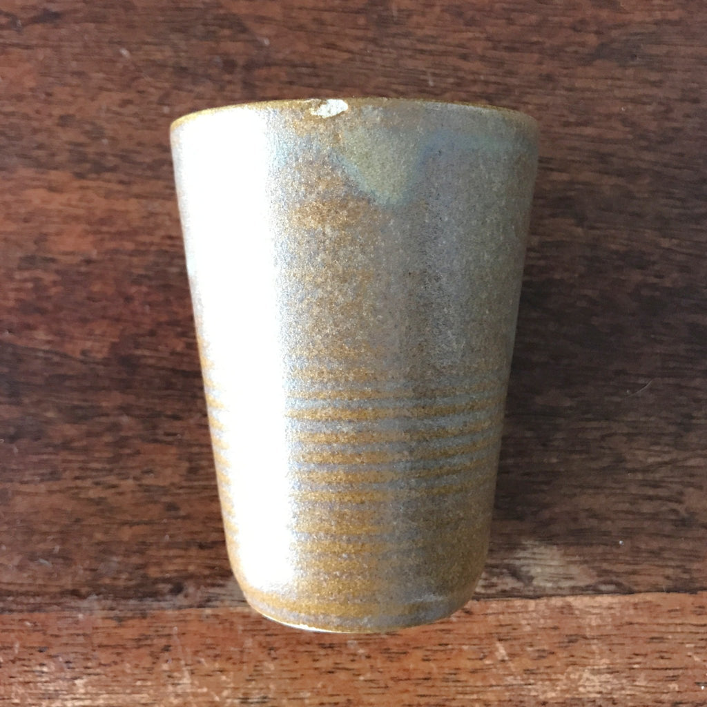 Lot de 5 tasses vintage en grès vernissé Digoin contenance de 11 cl par Hello Broc brocante en ligne
