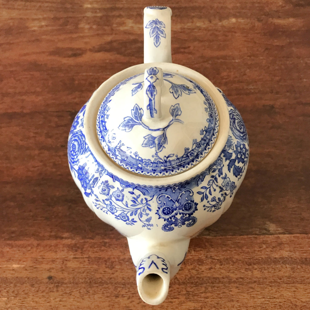 Cafetière verseuse théière vintage Villeroy & Boch Burgenland bleu contenance de 1,2 litre par Hello Broc brocante en ligne