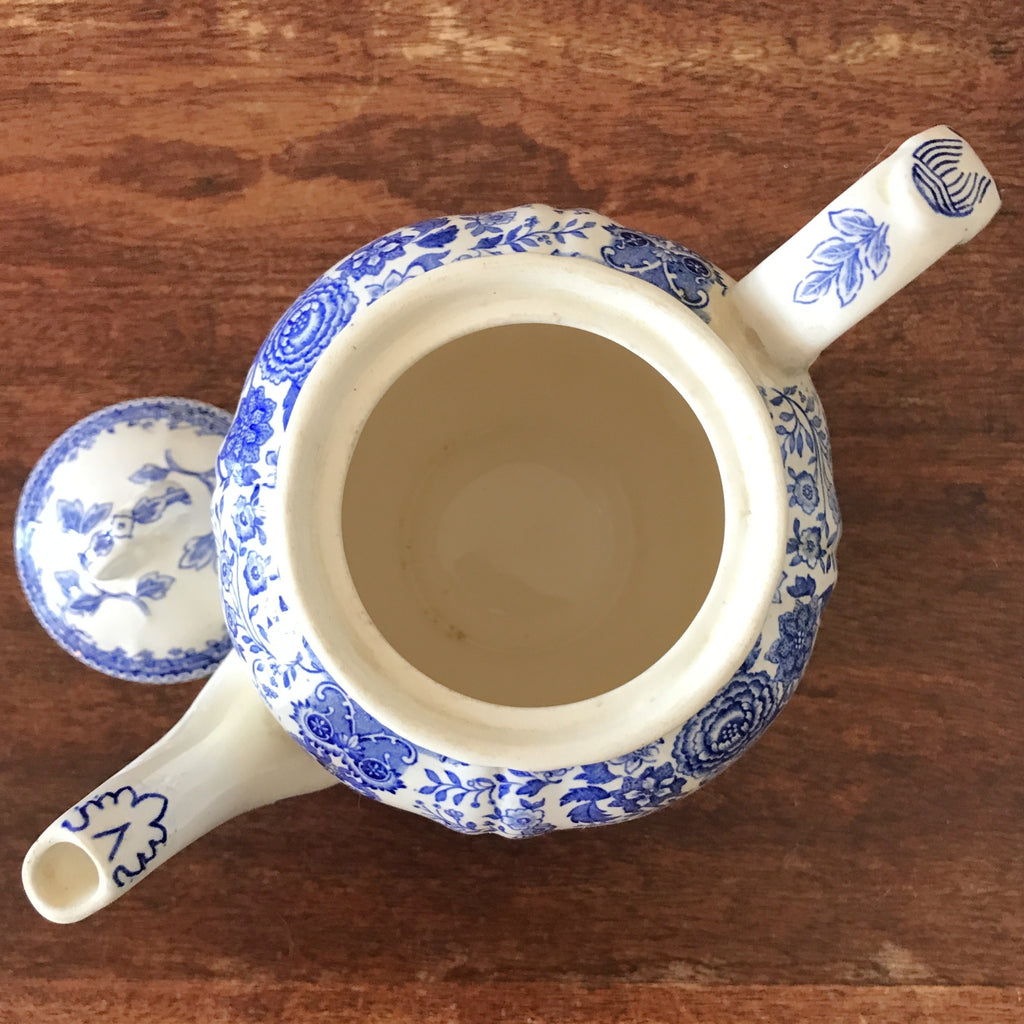 Cafetière verseuse théière vintage Villeroy & Boch Burgenland bleu contenance de 1,2 litre par Hello Broc brocante en ligne