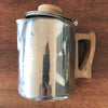 Théière individuelle en acier inoxydable et bois par Hello Broc brocante en ligne