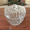 Sucrier vintage en verre moulé de Reims France par Hello Broc brocante en ligne