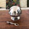 Sucrier vintage boule en chrome avec sa pince à sucre par Hello Broc brocante en ligne