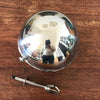Sucrier vintage boule en chrome avec sa pince à sucre par Hello Broc brocante en ligne